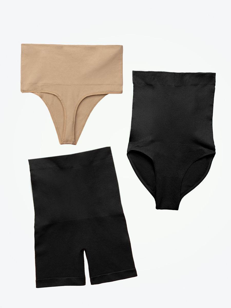 Bundle Shapermint Essentials - 1 High Waisted Shaper Panty + 1