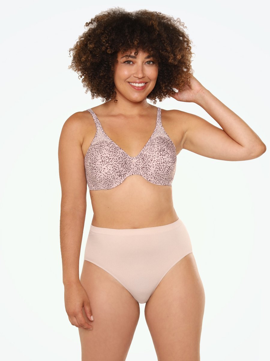 Bali Bras - The Comfort Revolution® Modern Seamless Hi-Cut Panty has a  gorgeous stretch lace waistband that won't pinch or dig