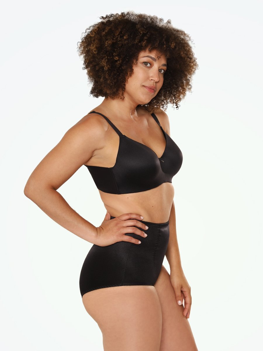 NEW Bali Shapewear 8710 Large Black Tummy Panel Moderate Control Brief –  BigDaddysMoney