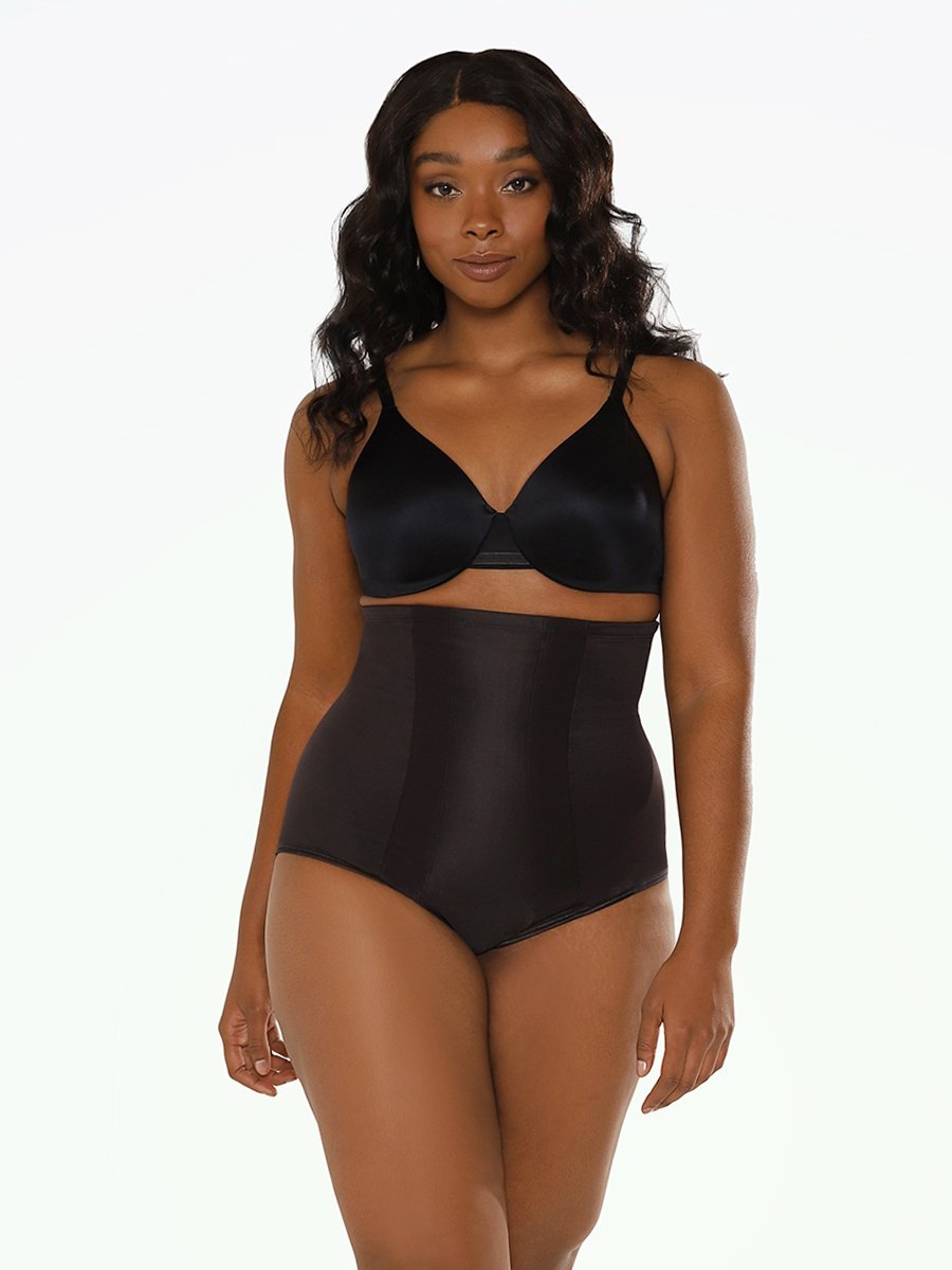 OZSALE  Miraclesuit Shapewear Lycra® FitSense™ Extra High Waist Shaping  Brief - Black