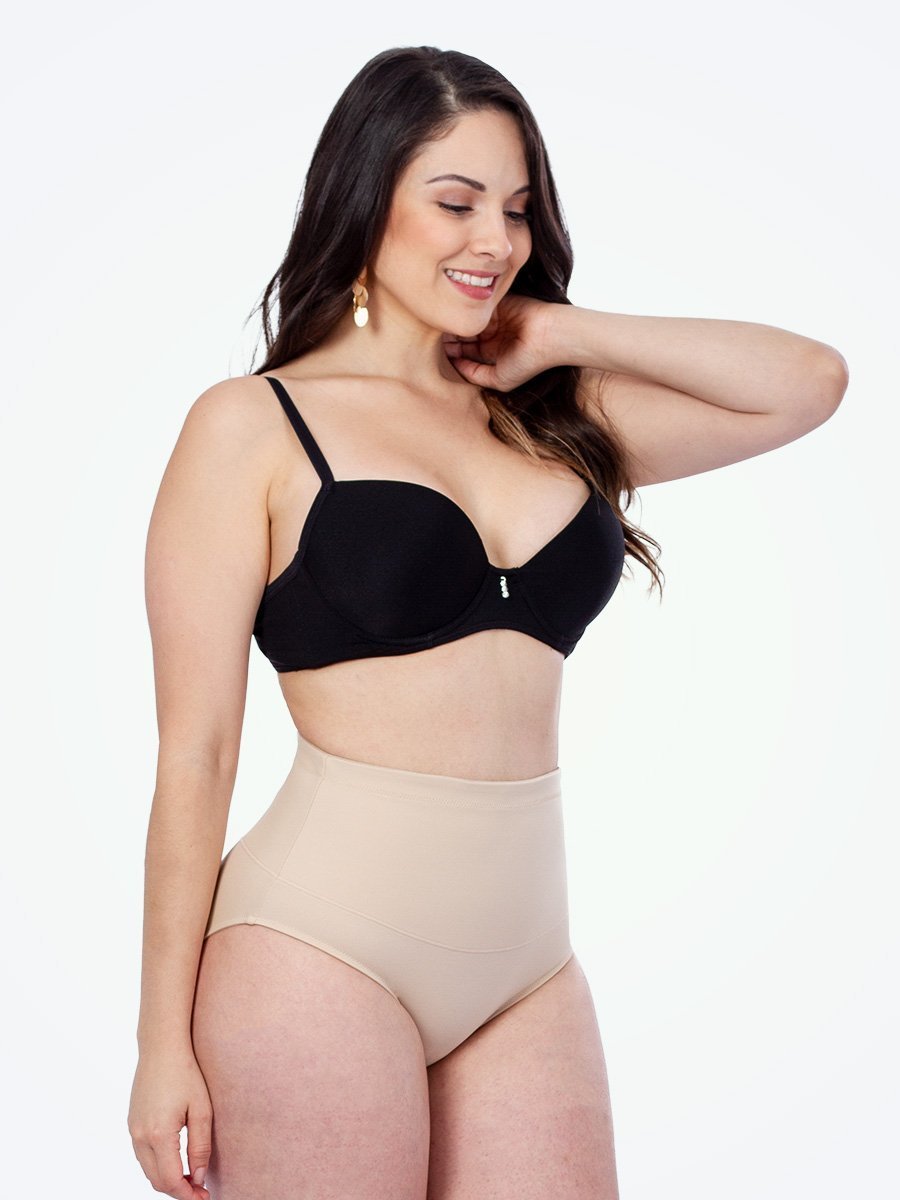 Empetua by Shapermint Everyday Smoothing Panty White/Beige/Black