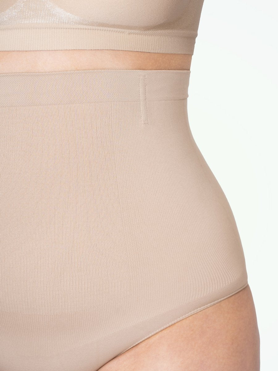 Prettyui Seamless Women High Waist Slimming Tummy Control Shapermint  High-Waisted Body Shaper Panty