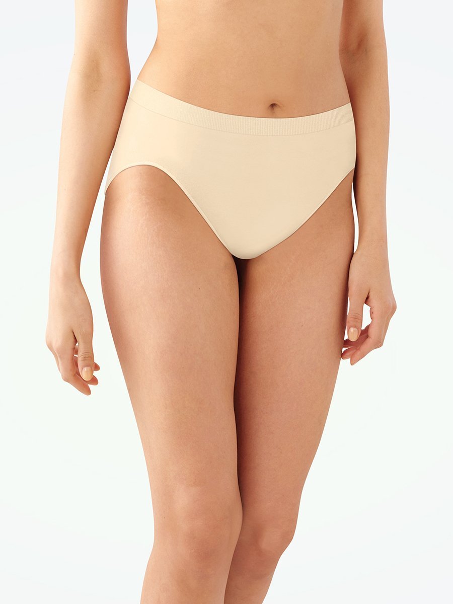 Bali Women's Comfort Revolution Modern Seamless Hi-Cut Underwear