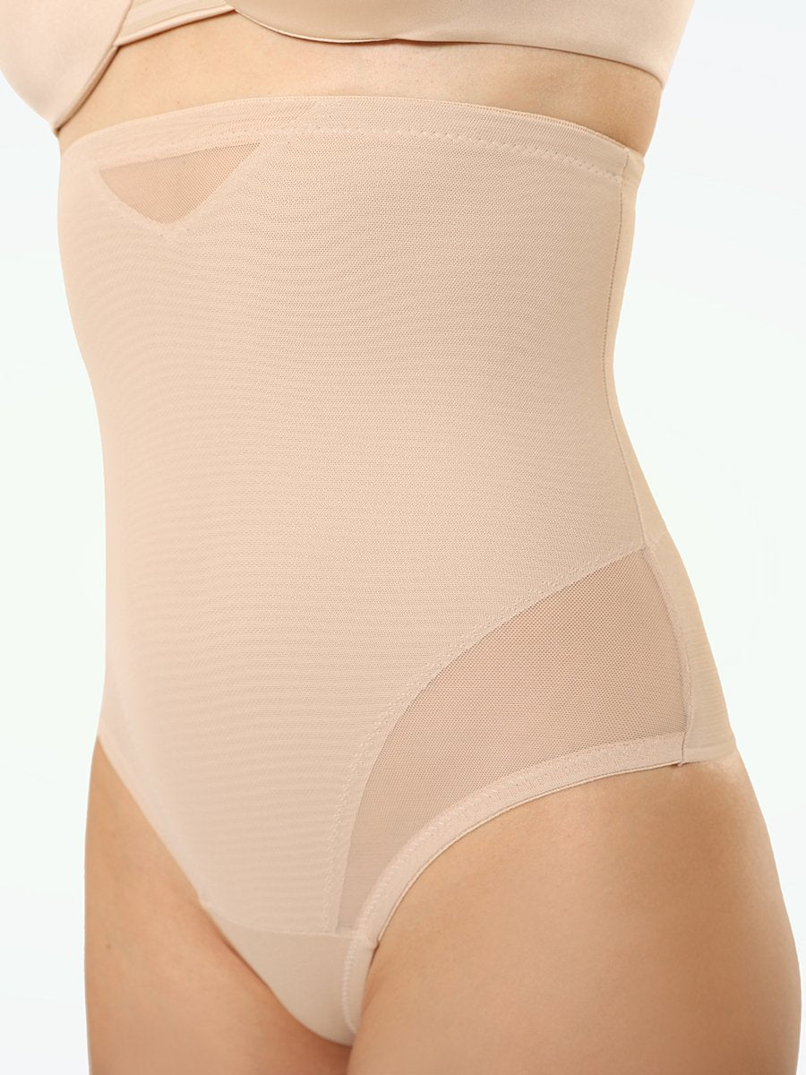 Miraclesuit Firm Control High Waist Shaper Thong, Nude, S