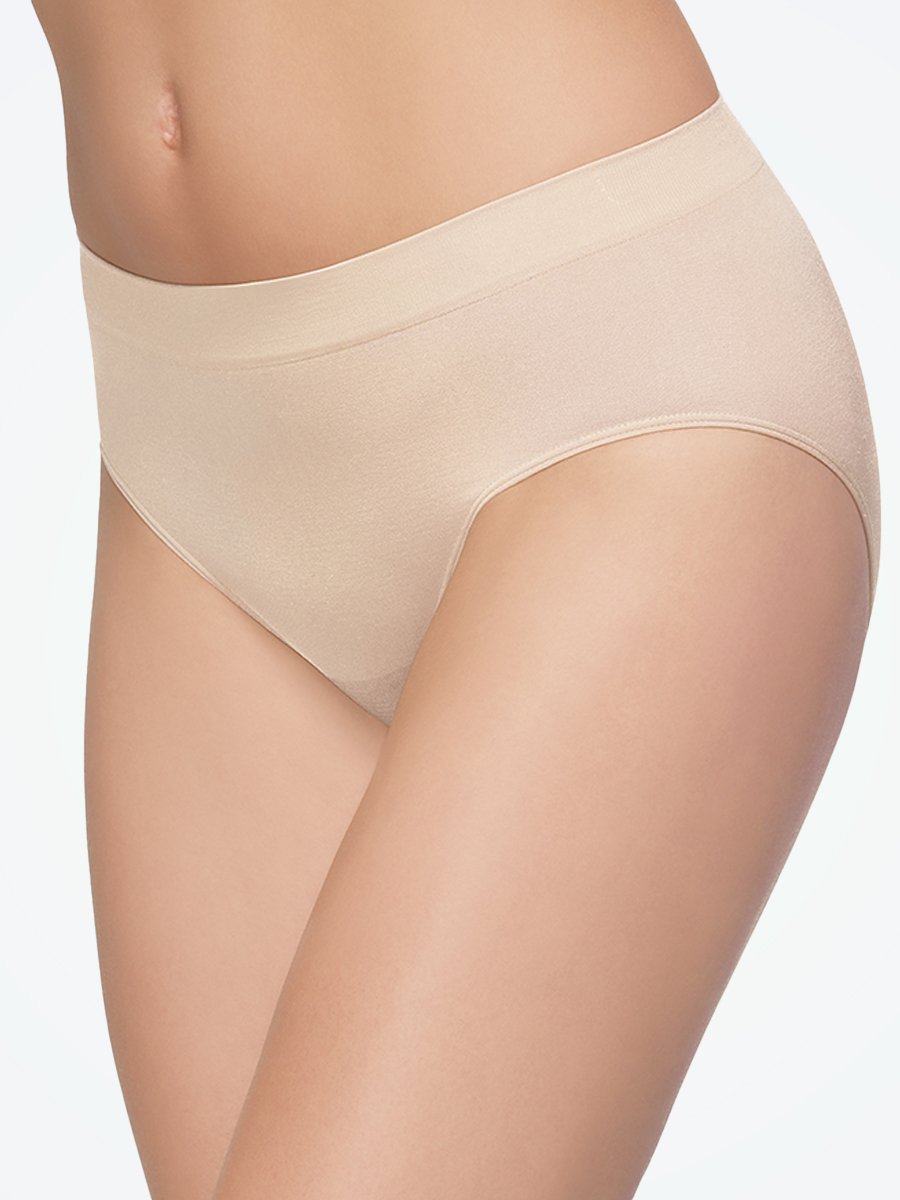 Buy B-Smooth High Waist Full Coverage Solid Hipster Seamless Panty - Beige  Online
