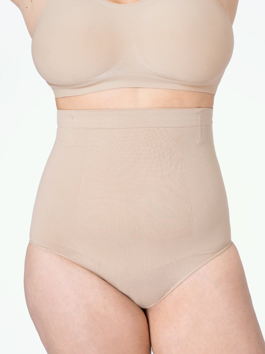 SHAPERMINT Body Shaper Tummy Control Panty - Shapewear for Women Chocolate  at  Women's Clothing store