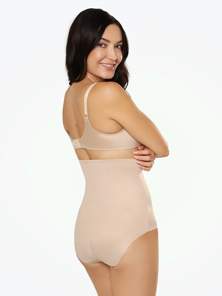 Black TC Extra Firm Hi-Waist Thigh Slimmer Shaper - Colour Basis