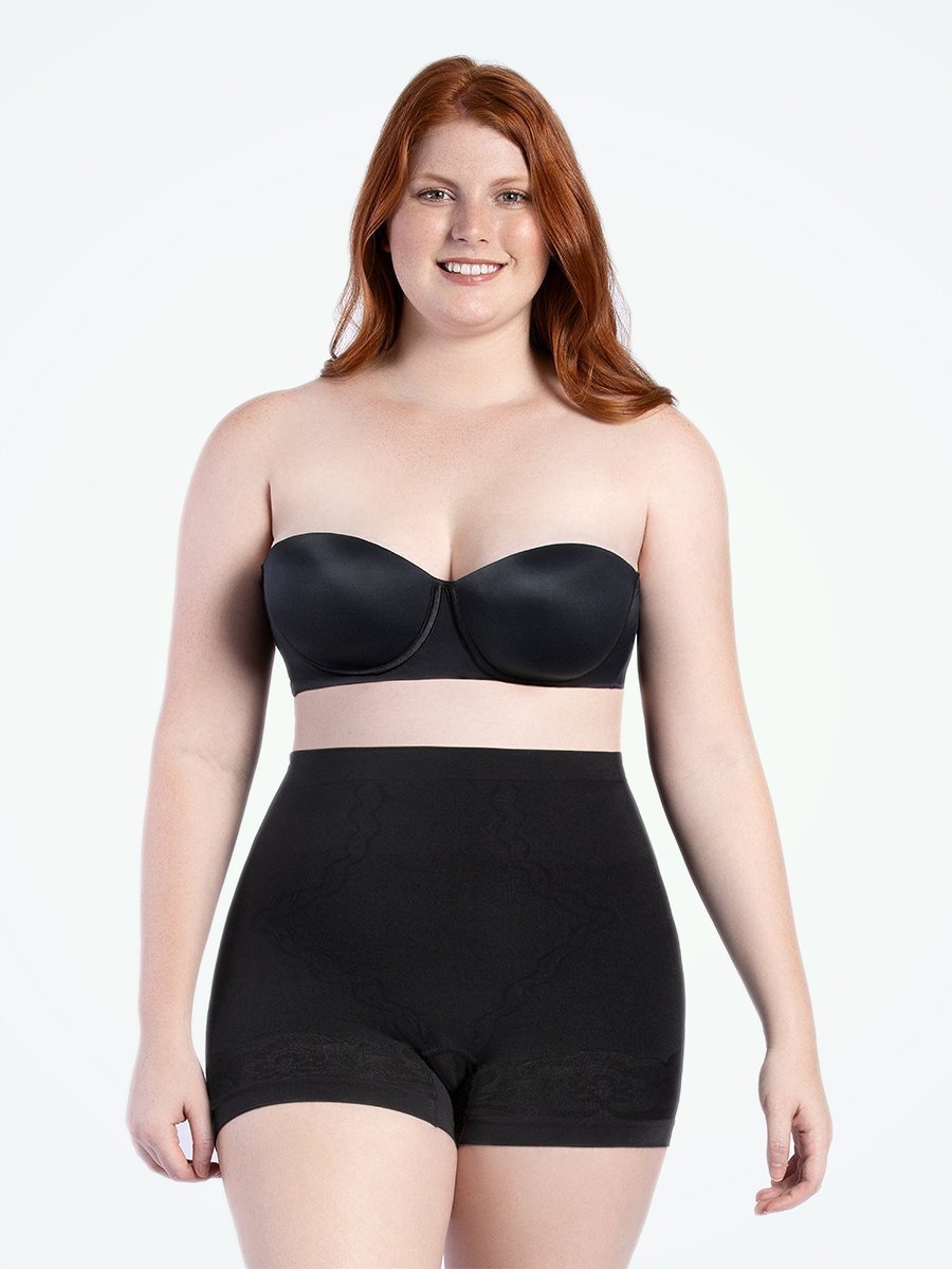 Fusion High Waist Black Shapewear Short 740161