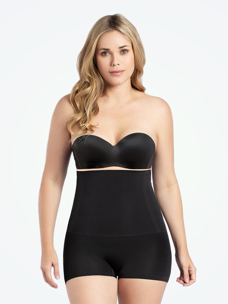 SHAPERMINT High Waisted Body Shaper Shorts Shapewear for Women Tummy  Control Thigh Slimming Technology, Black, 3XL : Buy Online at Best Price in  KSA - Souq is now : Fashion