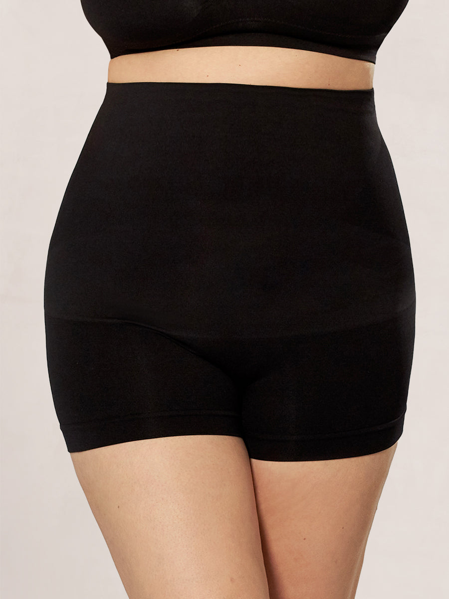 Maidenform Magic Slimming Black ShapeWear Shorts Womens Size