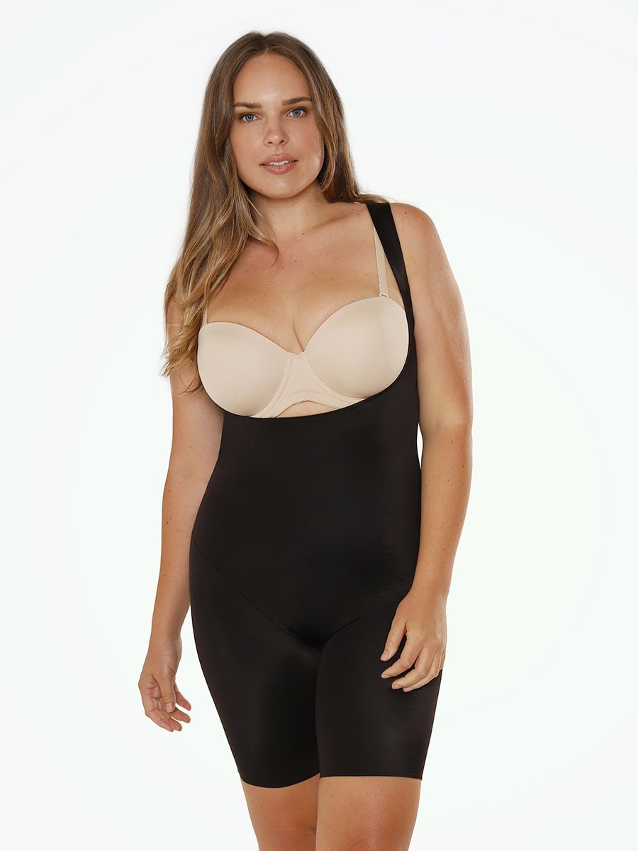 TC Fine Intimates Sleek Shaping Torsette Camisole in Black FINAL SALE  NORMALLY $62