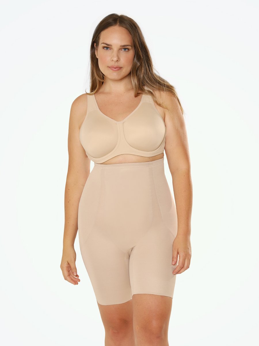 Miraclesuit Shape With An Edge High Waist Brief - Nude - Curvy