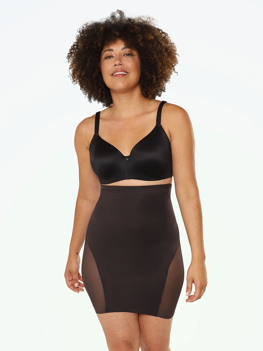 Miraclesuit Shape With An Edge High Waist Brief - Nude - Curvy