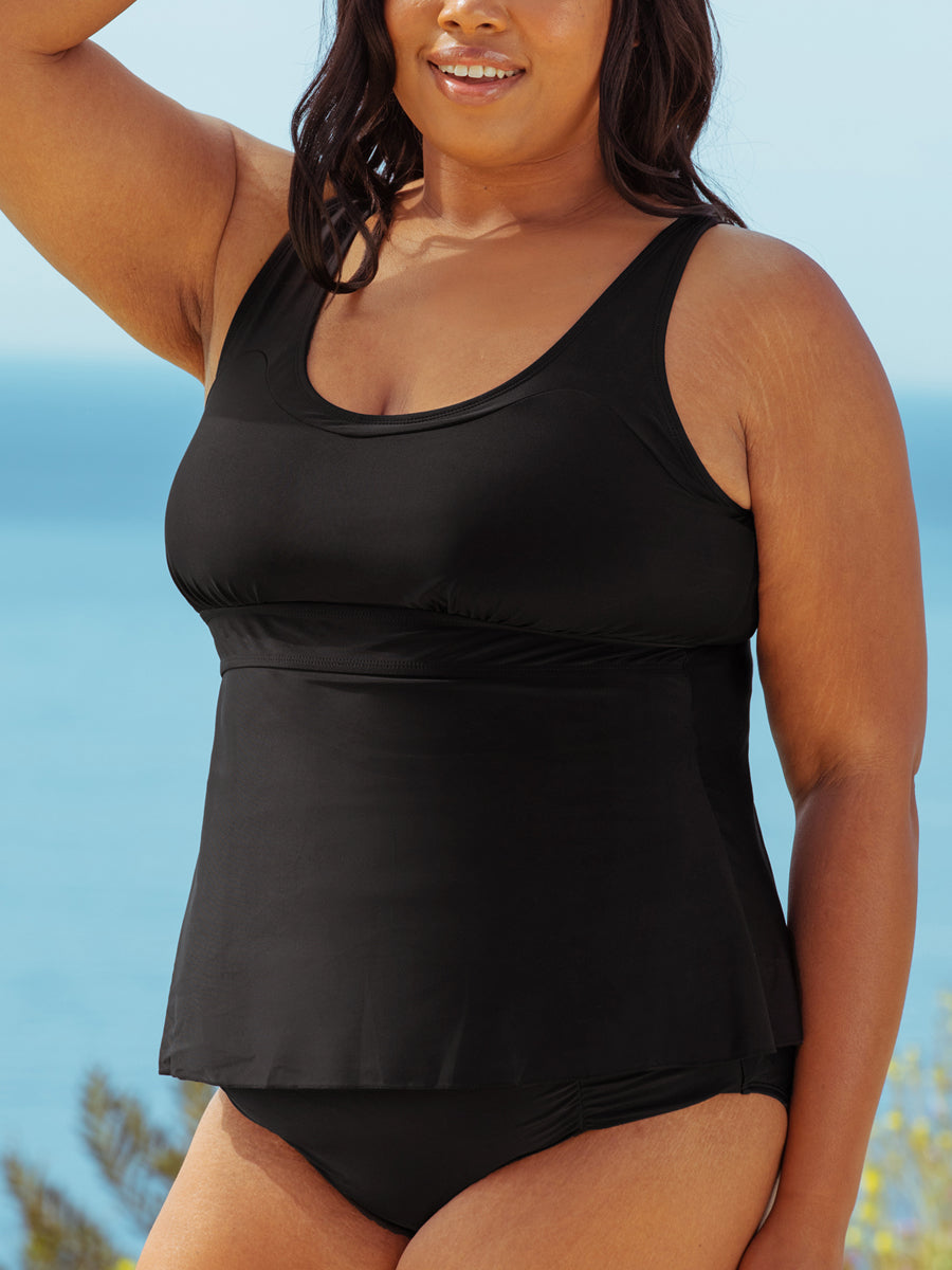 Black Tankini Top