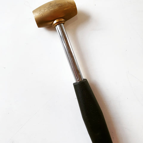 Metal handstamping brass hammer