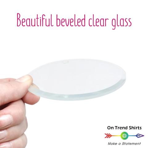 Beautiful beveled clear glass