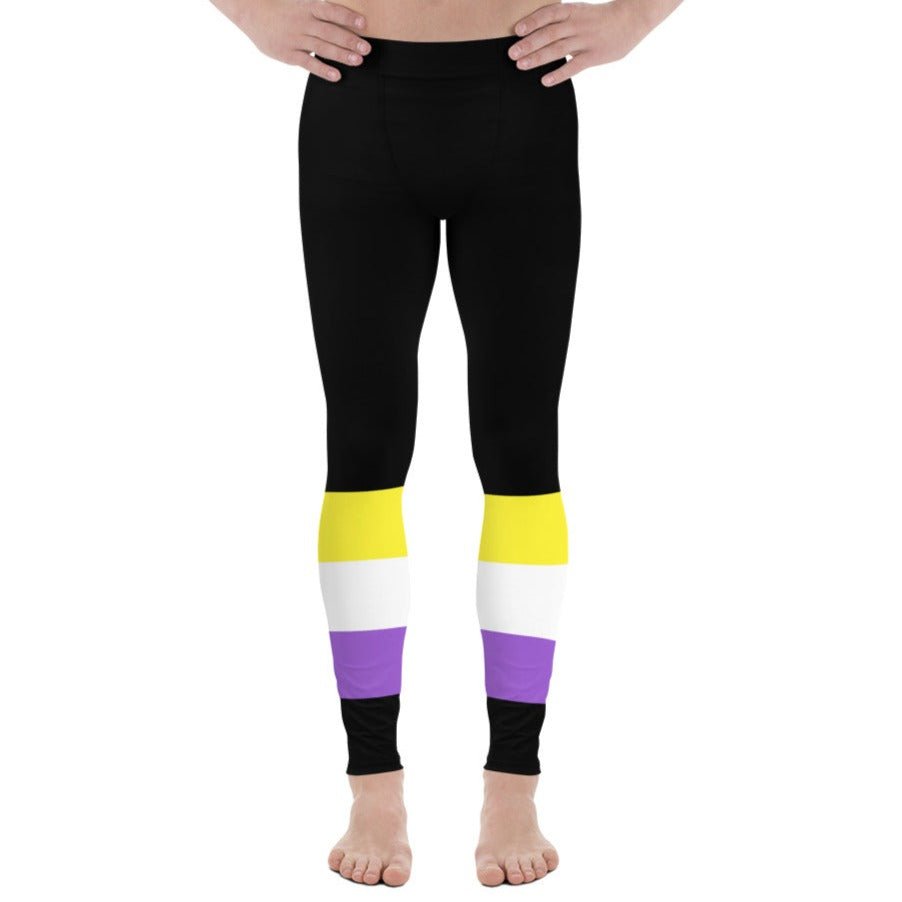 Black Bisexual Flag Leggings