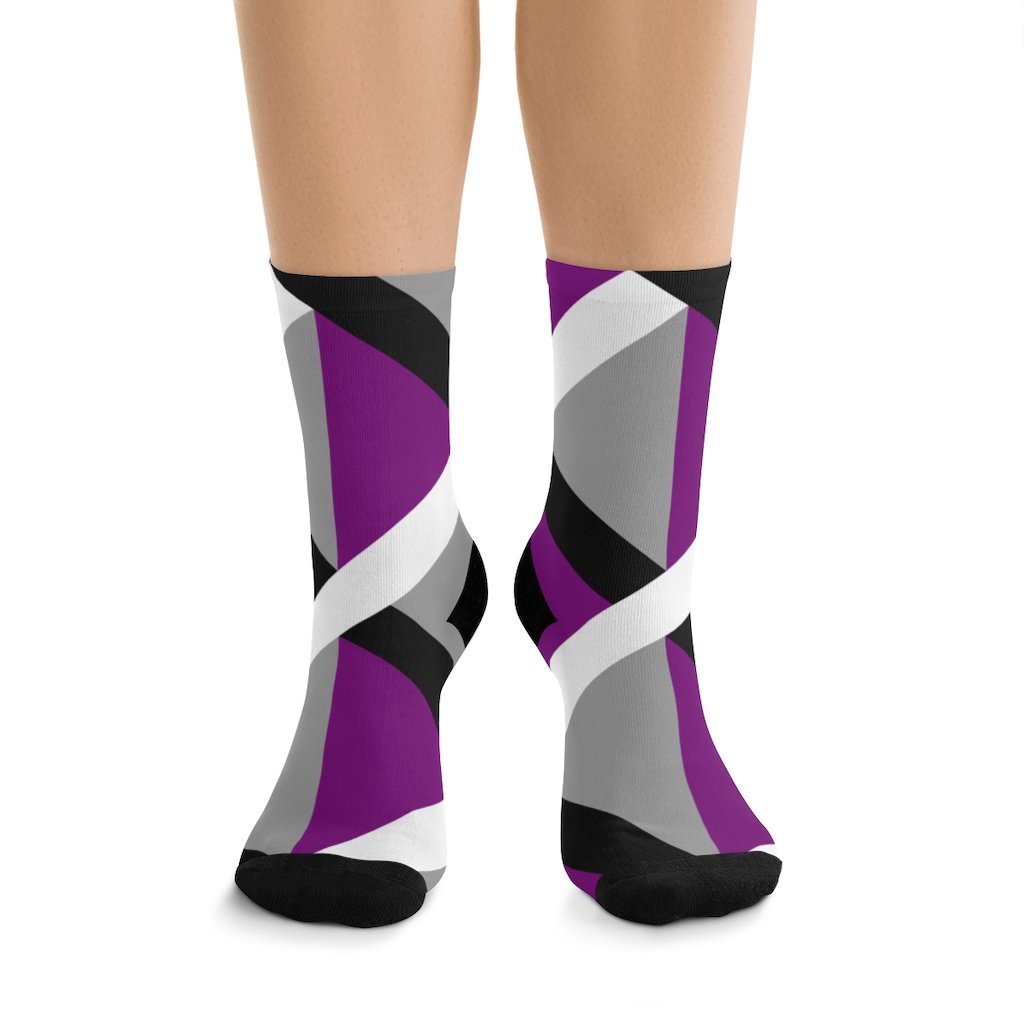 Geometric Asexual Socks - On Trend Shirts