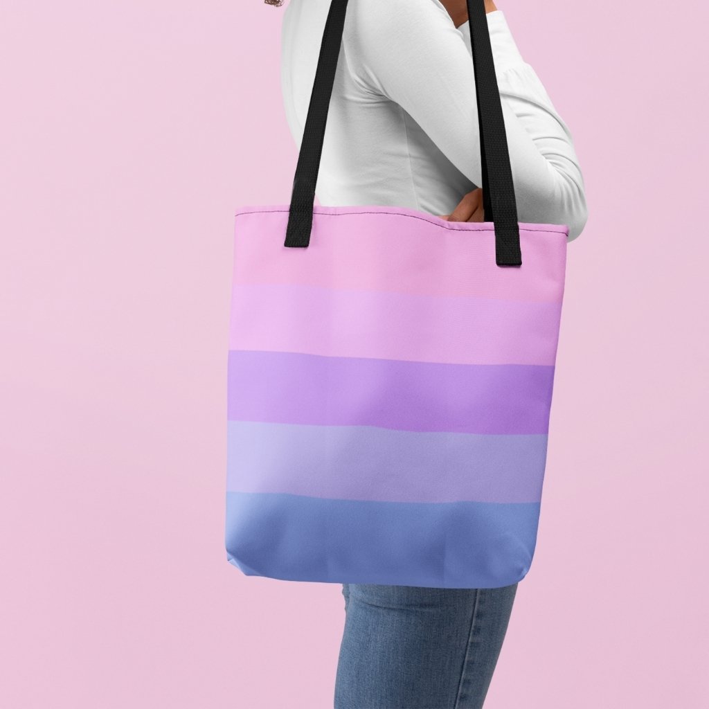Celebrate Pride Rainbow Natural Tote Bag – Aesthetics Boutique