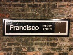 Francisco Brownline Stop, Chicago Brownline, Lincoln Square Chicago, Old Irving Park, Chicago Transit System, Train Art, Street Art, Vintage