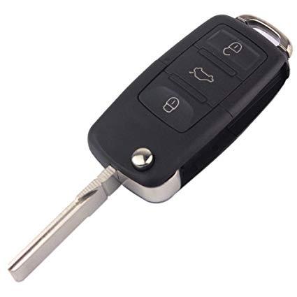 2011-2016 Volkswagen / 4-Button Remote Flip Key / 5K0837202AE / NBG010180T - ZIPPY LOCKS