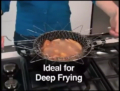 Image result for Foldable Deep Fry Chef Basket