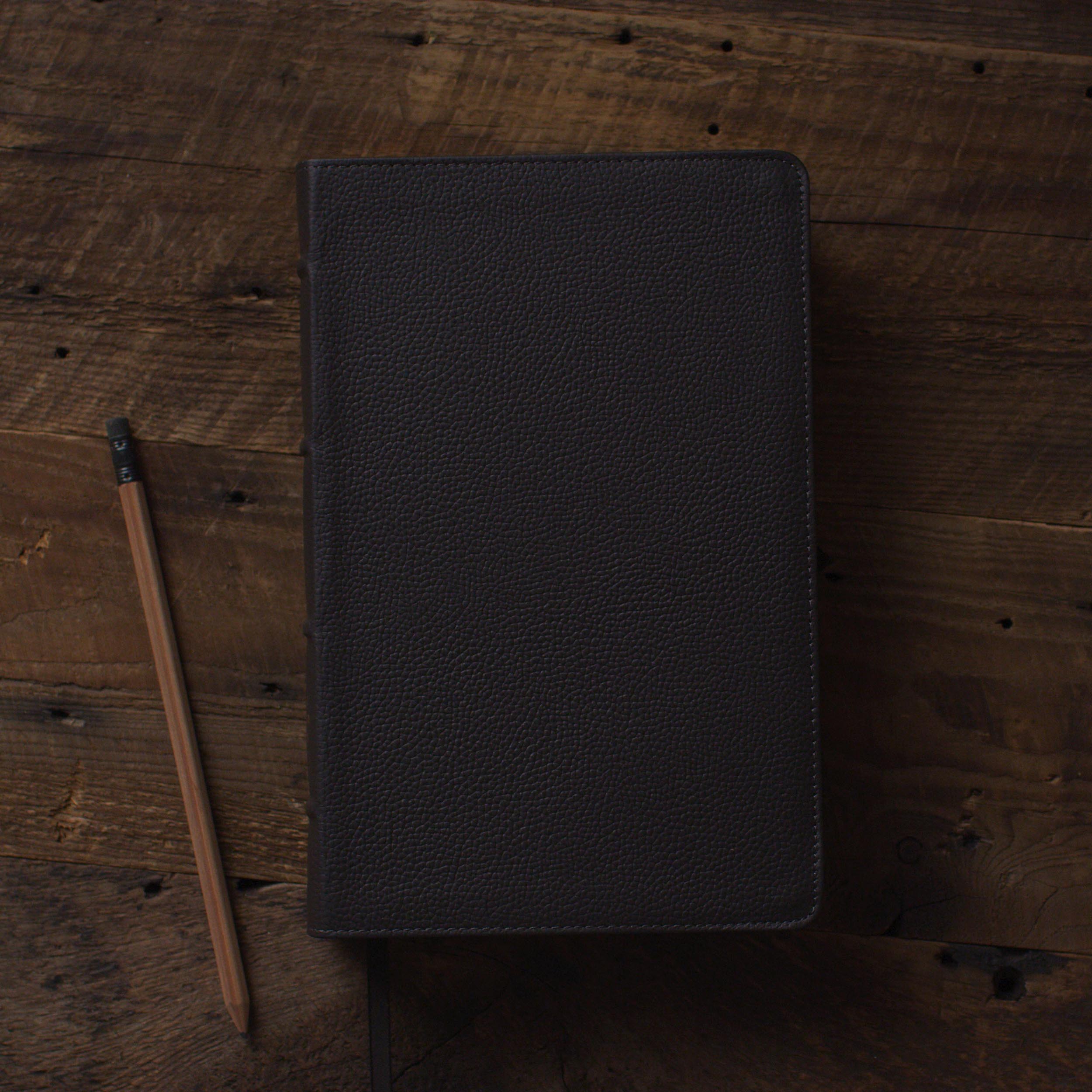 brown leather esv bible