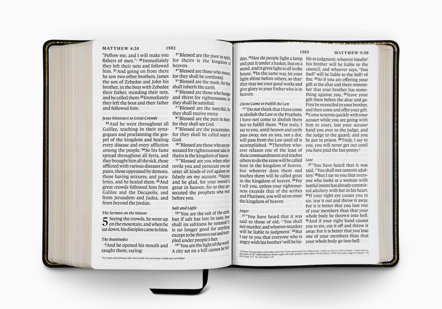 giant print esv bible