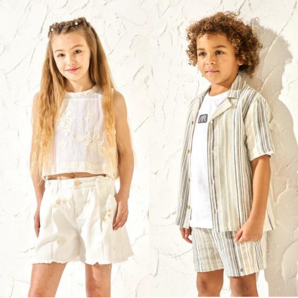 Holiday outfit inspiration for kids - natural textures