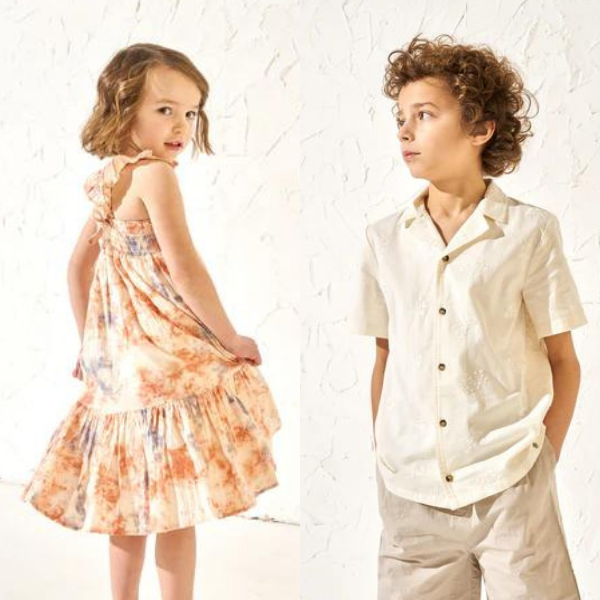 Kids' holiday outfit inspiration - natural accents