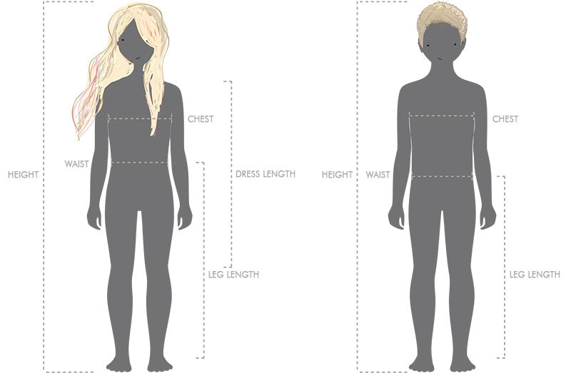 Angel and Rocket Size Guide