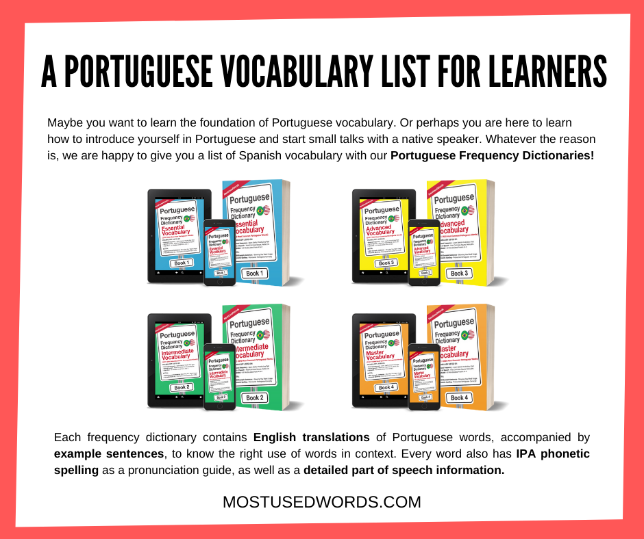 Portuguese Vocabulary List