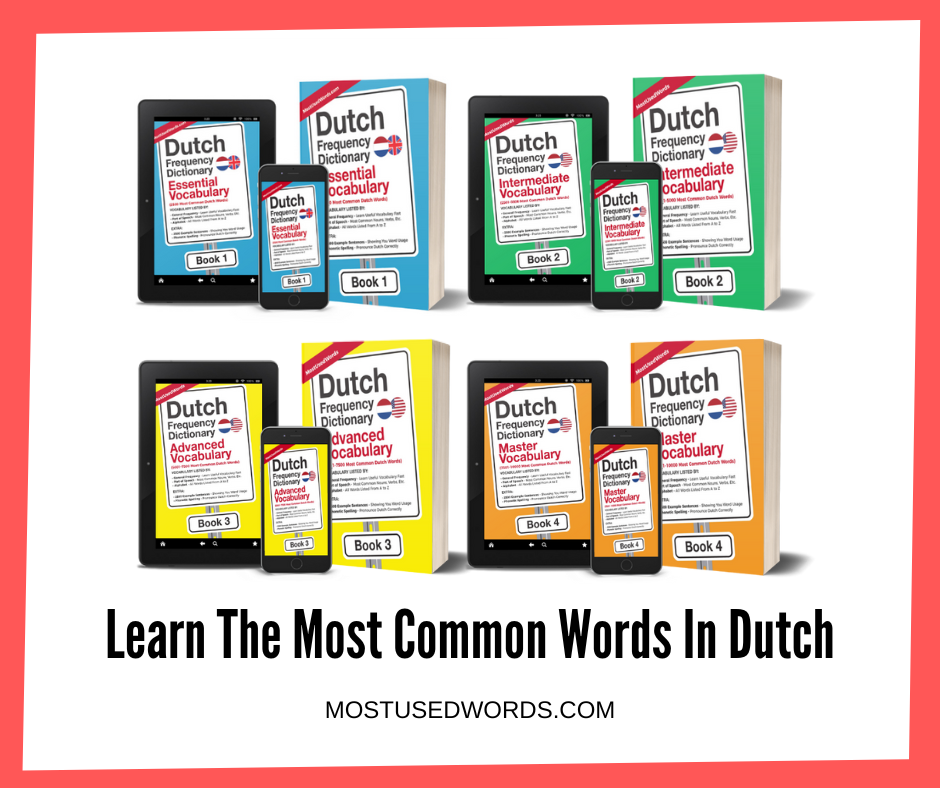 Most common words in Dutch