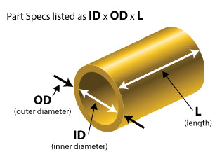 Cast Bronze Bearing - Spec Diagram