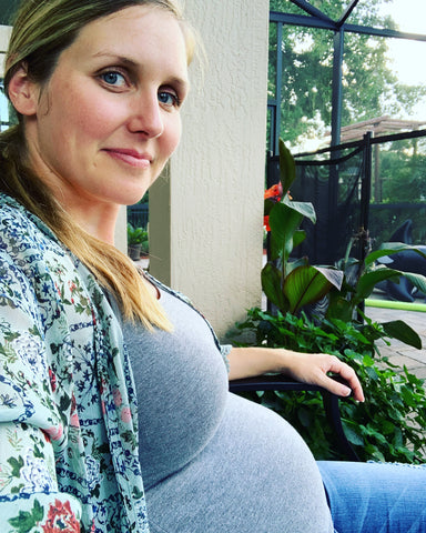 Founder Megan seven months pregnant