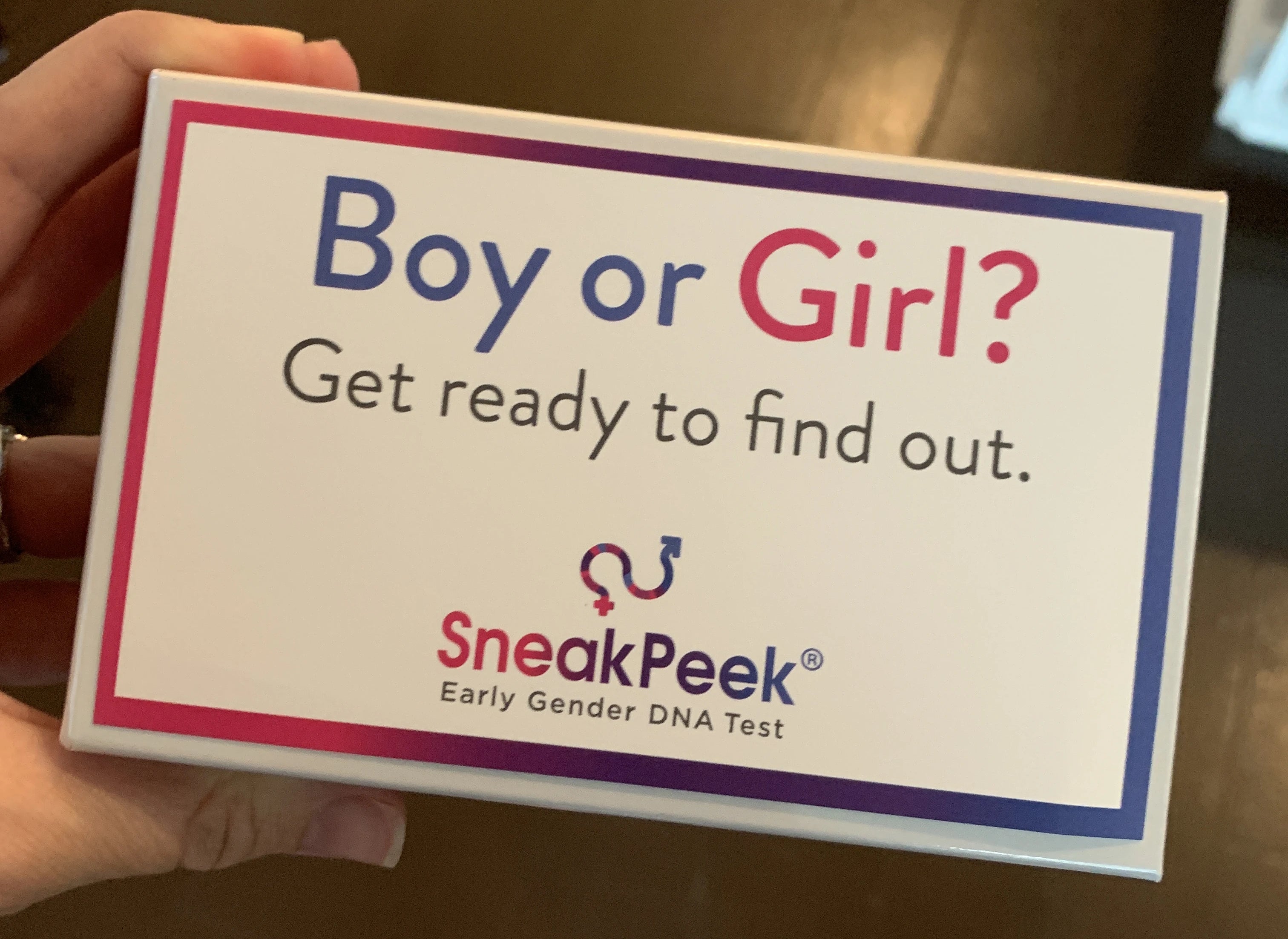 sneak peek gender test discount