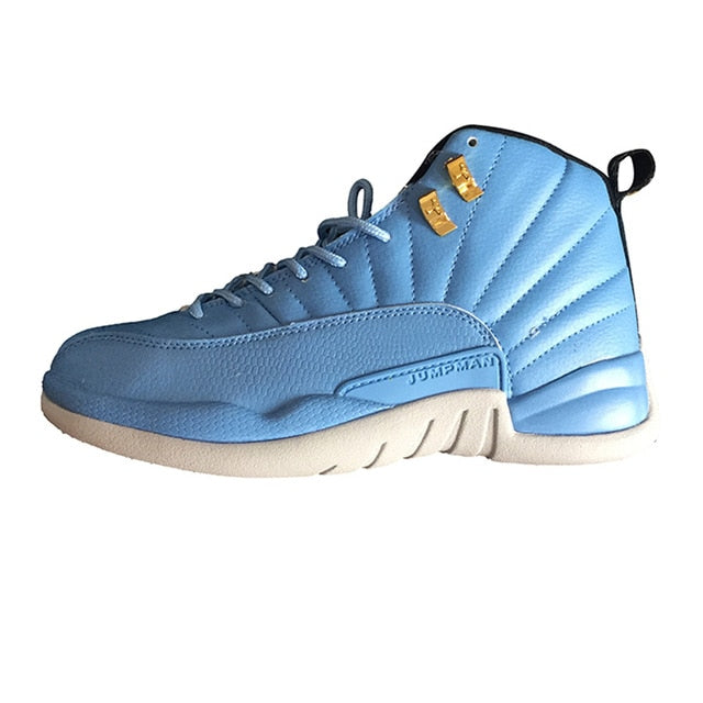 High Quality Jordan 12 Psny Purple Green Blue Men Basketball Shoes Met Cybershoestore Com