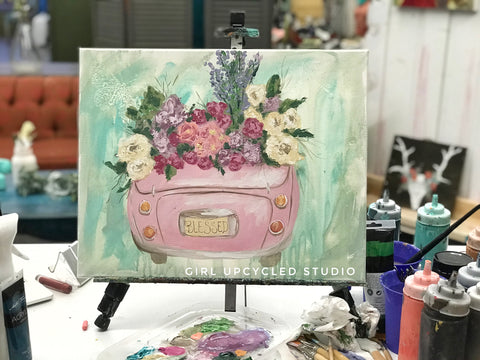 Floral Car paint class