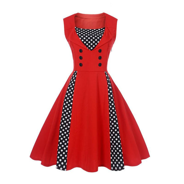 Classy Audrey Hepburn 1950s Vintage Swing Dress – VINTAGEPOST