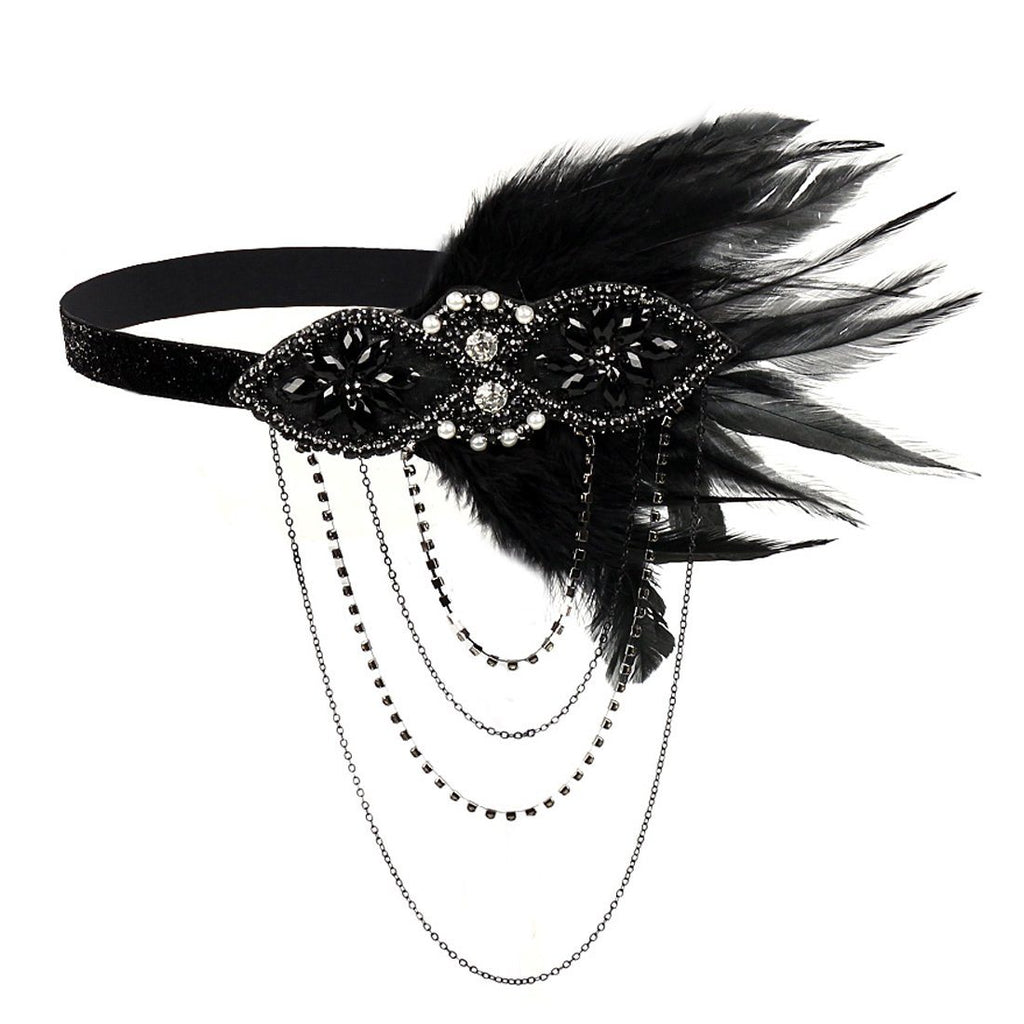 Fascinator Headband 1920s Flapper Gatsby Hair Accessories|JaosWish ...