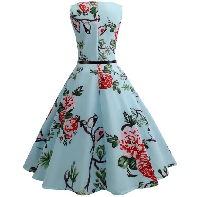 Vintage Cocktail Dress 1950s Casual Style Rockabilly Swing Dresses ...