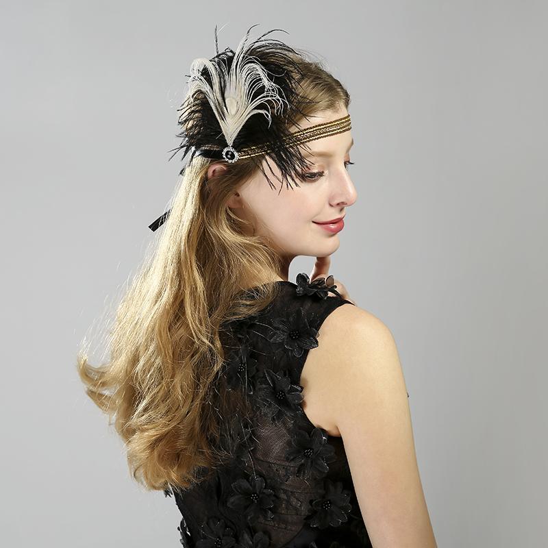 Væve skelet Revisor Fashion 1920s Gatsby Women Feather Hair Accessories Exquisite Flapper –  VINTAGEPOST