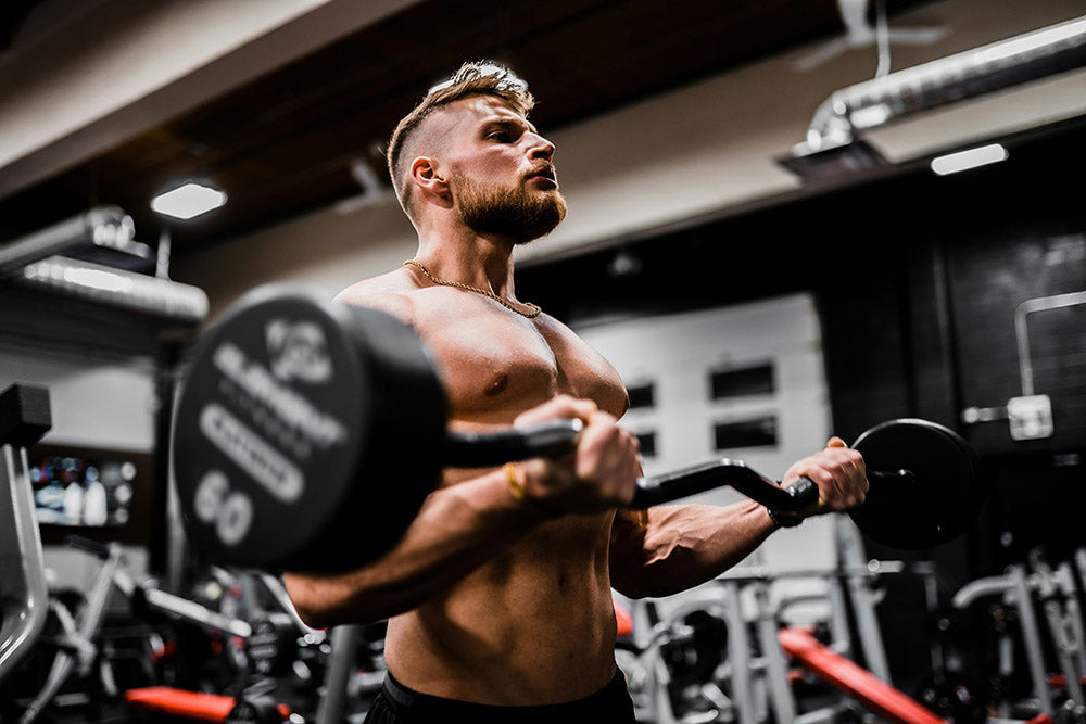 Bearded man at the Gym