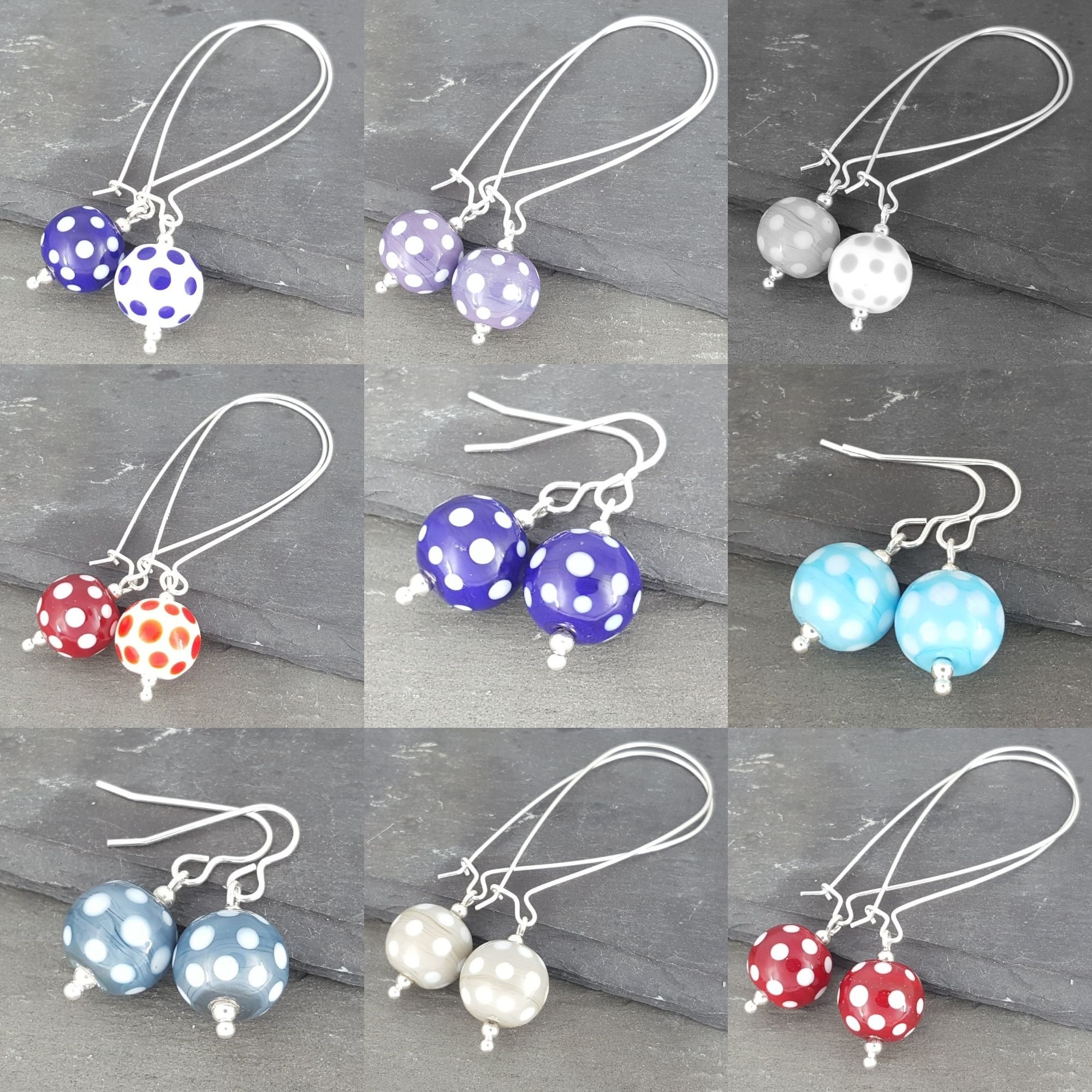 Polka Dotty Collection - Round Earrings