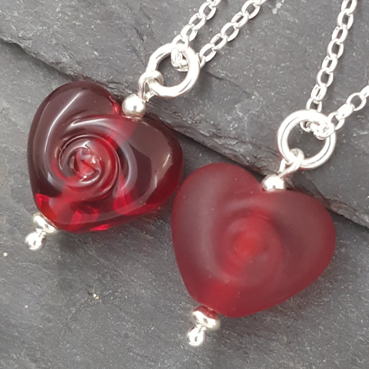 Velvet & Gloss Collection - Cora Swirl Heart Necklace
