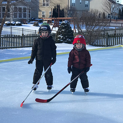 Backyard Ice Hockey Rinks Best Home Ice Skating Rink Kits Ez Ice