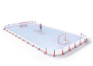 EZ ICE PRO Home Arena System ™ – Upgrade from [ORG // 30ft * 35ft // Classic-Classic-Classic // Round Corners // No Bumpers] to [ORG // 30ft * 35ft // Double-Classic-Double // Round Corners // No Bumpers] - WUP000018454