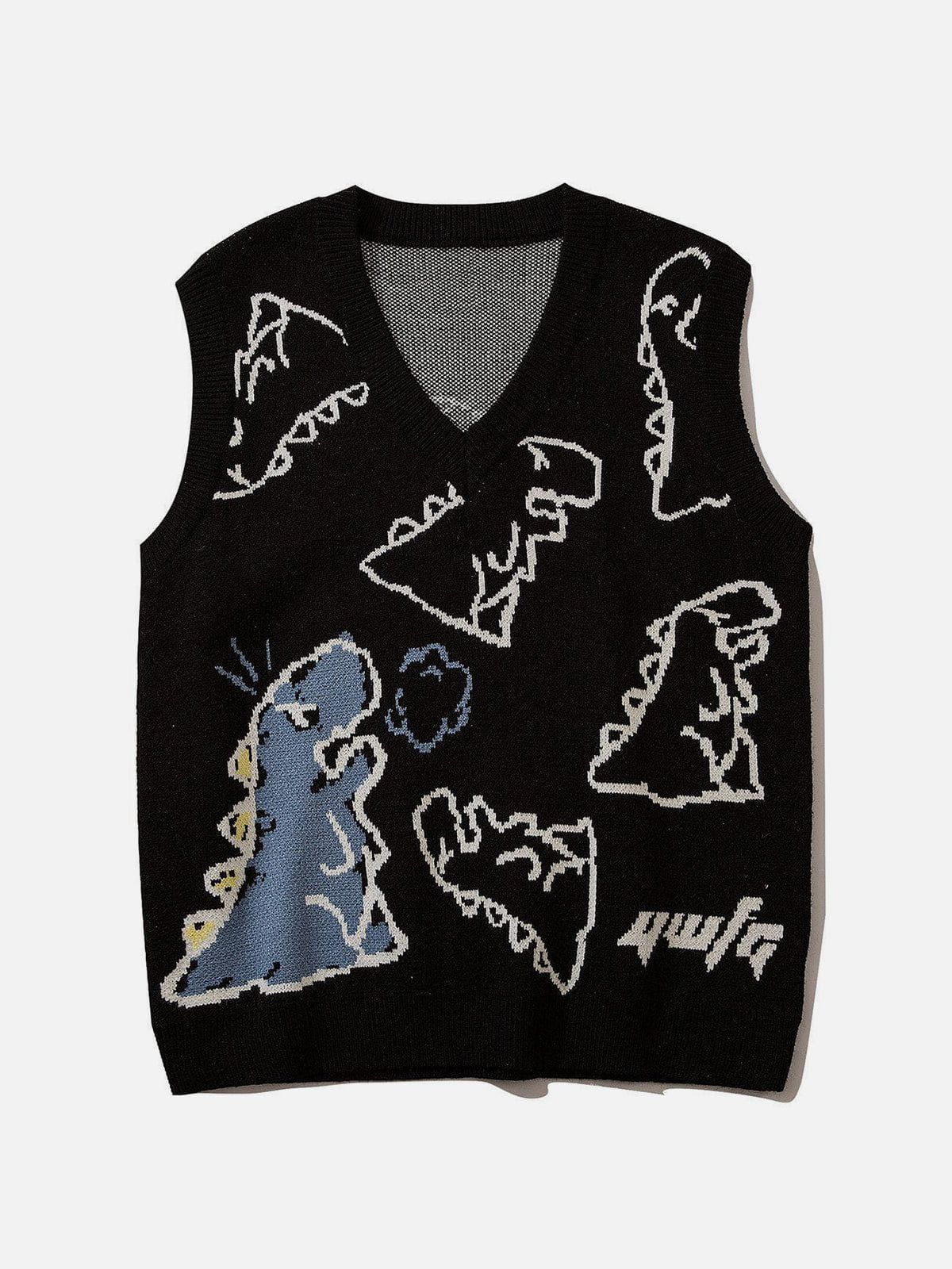 Aelfric Eden Little Dinosaur Graphic Sweater Vest – Aelfric eden