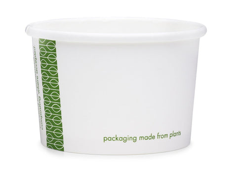Double Wall Black Compostable Paper Cup - 16oz D:3.5in H:5.4in - 500 pcs -  Packnwood