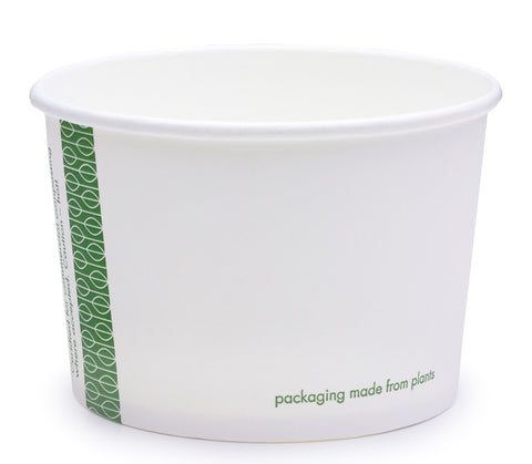 Compostable Vegware Green Band Standard PLA Cold Drinks Cup – Green Man  Packaging